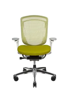 Крісло OKAMURA CONTESSA II SECONDA, з тканинним сидінням, білий корпус 2