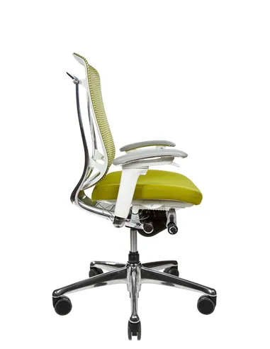 Крісло OKAMURA CONTESSA II SECONDA, з тканинним сидінням, білий корпус