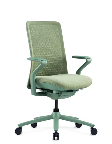 Крісло KRESLALUX POLY NILE GREEN, тканинне