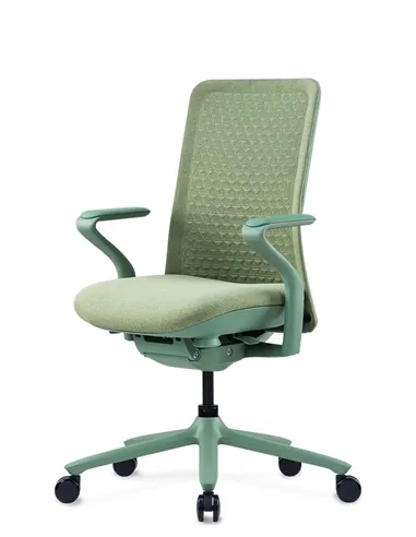 Крісло KRESLALUX POLY NILE GREEN, тканинне