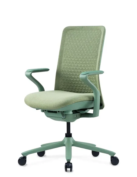 Крісло KRESLALUX POLY NILE GREEN, тканинне