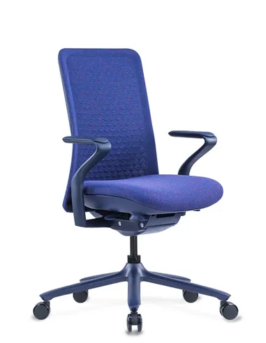 Крісло KRESLALUX POLY PURPLE BLUE, тканинне
