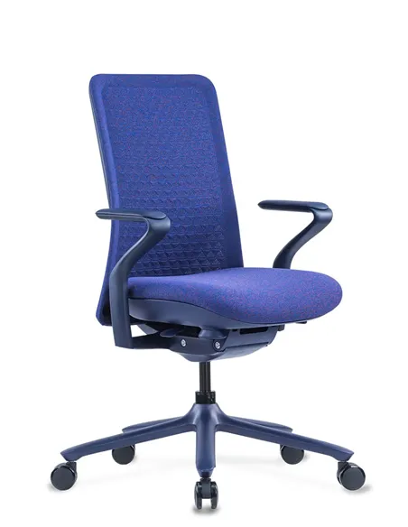 Крісло KRESLALUX POLY PURPLE BLUE, тканинне