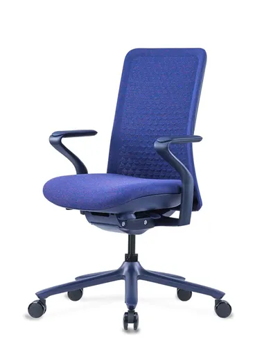 Крісло KRESLALUX POLY PURPLE BLUE, тканинне
