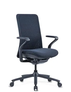 Крісло KRESLALUX POLY PURE BLACK, тканинне