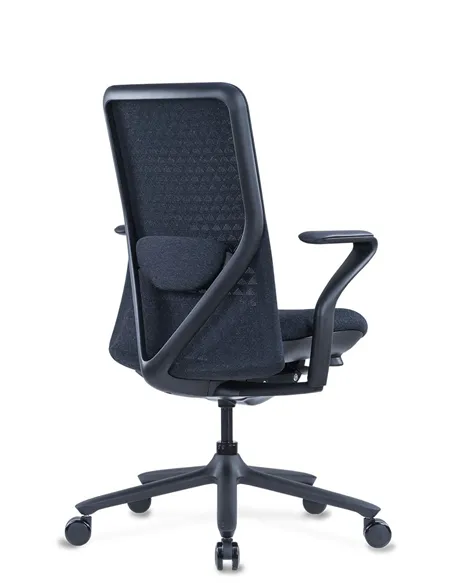 Крісло KRESLALUX POLY PURE BLACK, тканинне