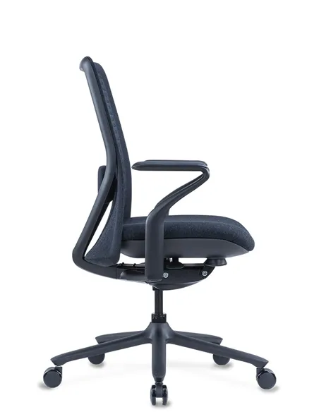 Крісло KRESLALUX POLY PURE BLACK, тканинне