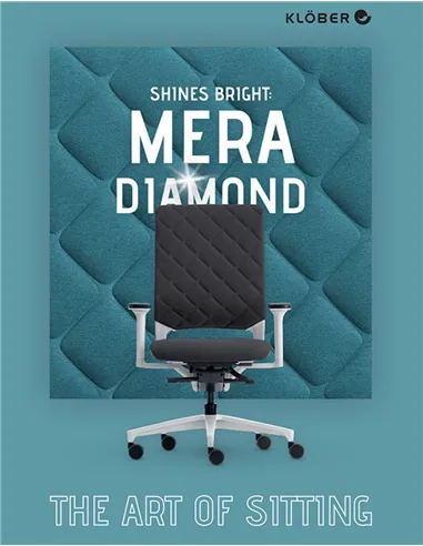 Кресло KLOBER MERA DIAMOND 94 (ANTHRAZIT), эргономичное, для оператора