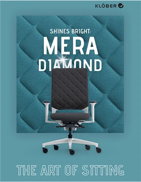 Кресло KLOBER MERA DIAMOND 94 (ANTHRAZIT), эргономичное, для оператора