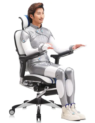 Кресло компьютерное ERGOHUMAN ELITE GAMING MARS (M-EHPE-AB-HAL-MLBL), эргономичное