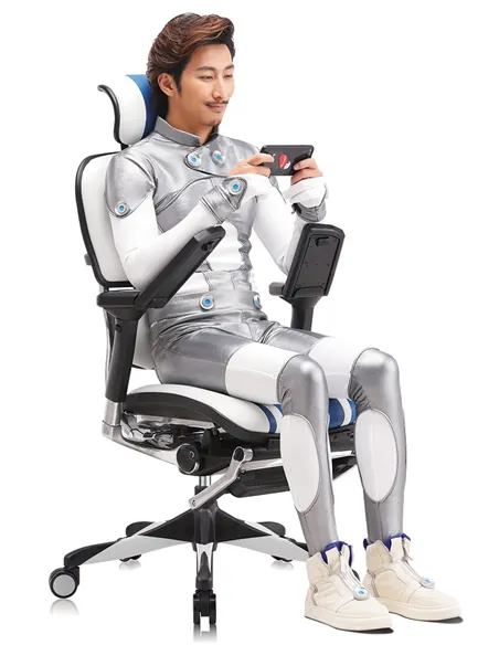Кресло компьютерное ERGOHUMAN ELITE GAMING MARS (M-EHPE-AB-HAL-MLBL), эргономичное