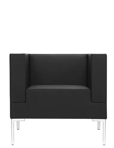 Крісло SITLAND MATRIX ARMCHAIR, шкіряне, для відвідувачів