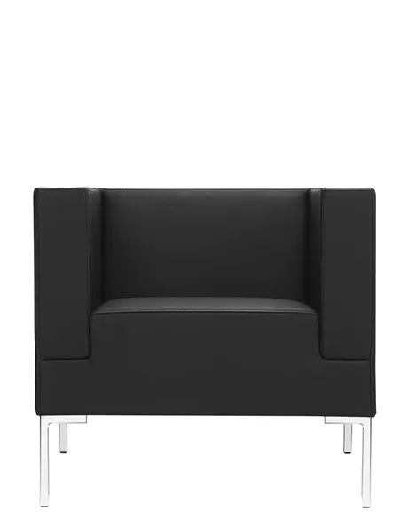 Крісло SITLAND MATRIX ARMCHAIR, шкіряне, для відвідувачів