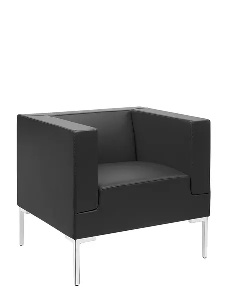 Крісло SITLAND MATRIX ARMCHAIR, шкіряне, для відвідувачів