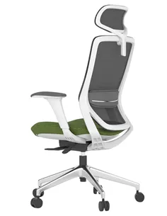 Крісло KRESLALUX SWIFT GHW GREEN ALU, ергономічне, з підголівником 2