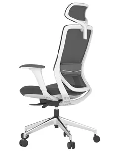 Крісло KRESLALUX SWIFT GHW LIGHT GREY ALU, офісне, ергономічне 2