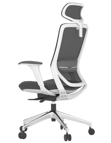 Крісло KRESLALUX SWIFT GHW LIGHT GREY ALU, офісне, ергономічне