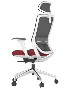 Крісло KRESLALUX SWIFT GHW RED ALU, ергономічне, спинка сітка 2