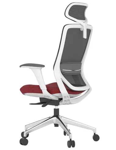 Крісло KRESLALUX SWIFT GHW RED ALU, ергономічне, спинка сітка