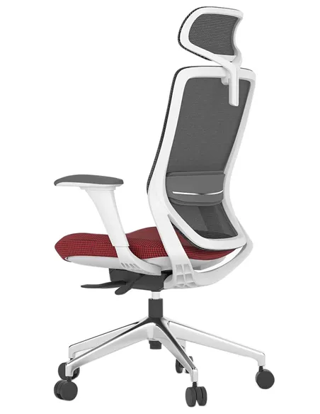 Крісло KRESLALUX SWIFT GHW RED ALU, ергономічне, спинка сітка