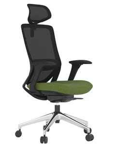 Крісло KRESLALUX SWIFT GHB GREEN ALU, ергономічне, офісне