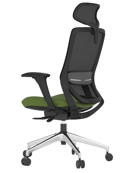 Крісло KRESLALUX SWIFT GHB GREEN ALU, ергономічне, офісне