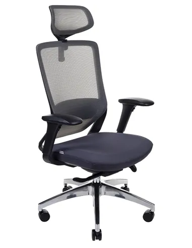 Крісло KRESLALUX SWIFT GHB DARK GREY ALU, для оператора