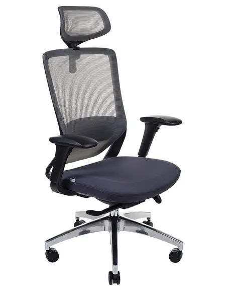 Крісло KRESLALUX SWIFT GHB DARK GREY ALU, для оператора