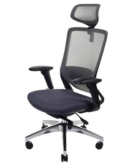 Крісло KRESLALUX SWIFT GHB DARK GREY ALU, для оператора