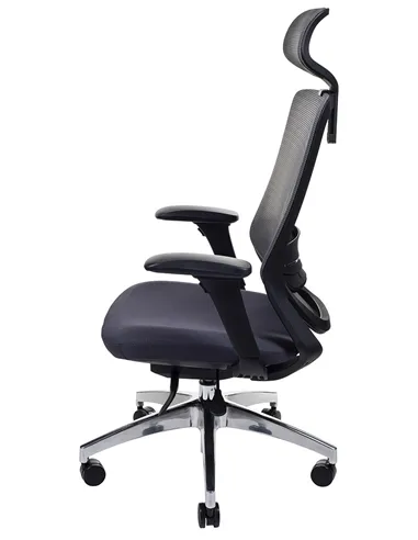 Крісло KRESLALUX SWIFT GHB DARK GREY ALU, для оператора