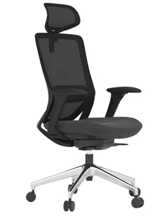 Крісло KRESLALUX SWIFT GHB LIGHT GREY ALU, комп'ютерне
