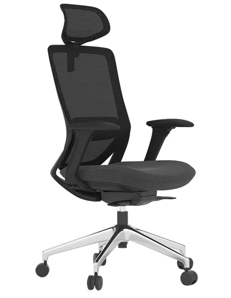 Крісло KRESLALUX SWIFT GHB LIGHT GREY ALU, комп'ютерне