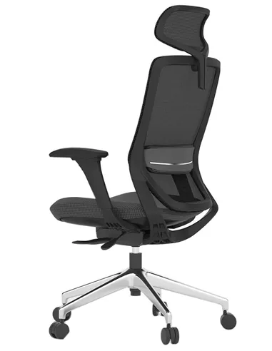 Крісло KRESLALUX SWIFT GHB LIGHT GREY ALU, комп'ютерне