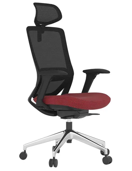 Крісло KRESLALUX SWIFT GHB RED ALU, офісне, комп'ютерне