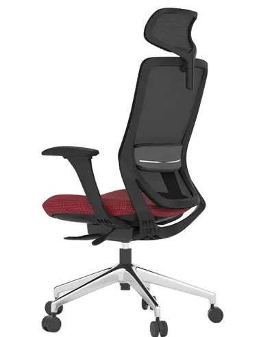 Крісло KRESLALUX SWIFT GHB RED ALU, офісне, комп'ютерне