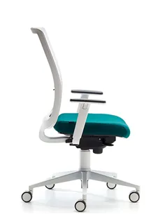 Кресло VAGHI BURSA RETE EVOLUTION WHITE, для оператора, эргономичное 2