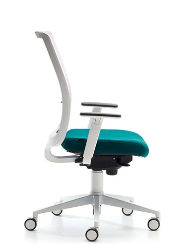 Крісло VAGHI BURSA RETE EVOLUTION WHITE, для оператора, ергономічне