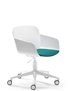 Крісло VAGHI LIBERA (WHITE, 5 STARS), для відвідувачів, білий корпус