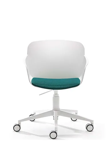 Кресло VAGHI LIBERA (WHITE, 5 STARS), для посетитетелей, белый корпус