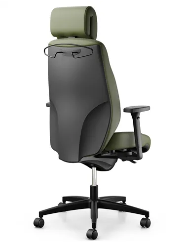 Кресло GIROFLEX 60 (9829), кожаное, 24/7, эргономичное