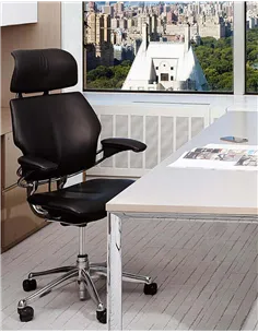 Крісло HUMANSCALE FREEDOM (TL21A), шкіряне, ергономічне 2