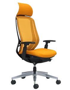 Крісло OKAMURA SYLPHY EXTRA HIGH BACK (ORANGE) для керівника