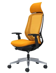 Крісло OKAMURA SYLPHY EXTRA HIGH BACK (ORANGE) для керівника 2
