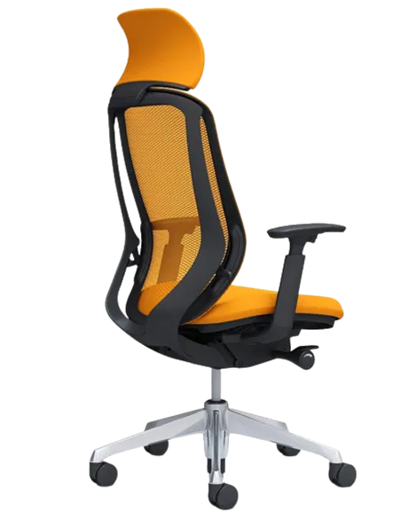 Кресло OKAMURA SYLPHY EXTRA HIGH BACK (ORANGE) для руководителя