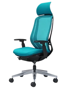 Крісло OKAMURA SYLPHY EXTRA HIGH BLACK (BLUE GREEN) для керівника 2