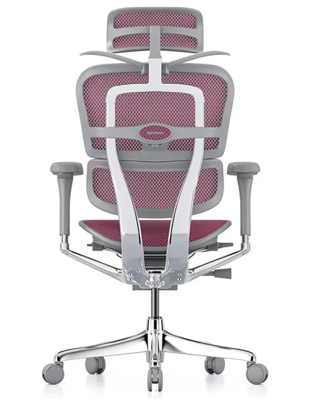 Крісло ERGOHUMAN ELITE 2 (EHE2-AG-HAM-5D-L, сітка T-168-B5 Pink), ергономічне