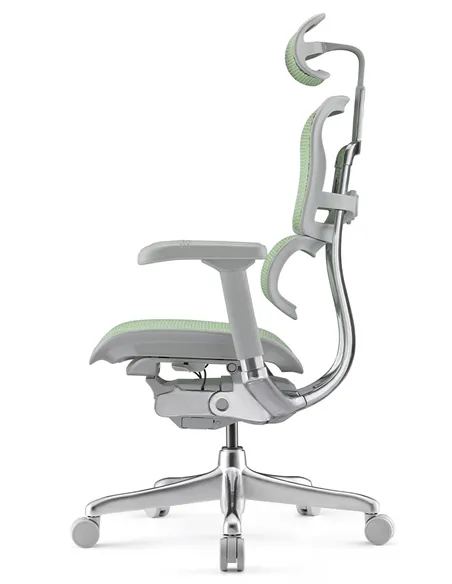 Кресло ERGOHUMAN ELITE 2 (EHE2-AG-HAM-5D-L, сетка T-168-B6 Green), эргономичное