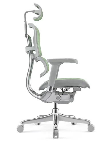 Кресло ERGOHUMAN ELITE 2 (EHE2-AG-HAM-5D-L, сетка T-168-B6 Green), эргономичное