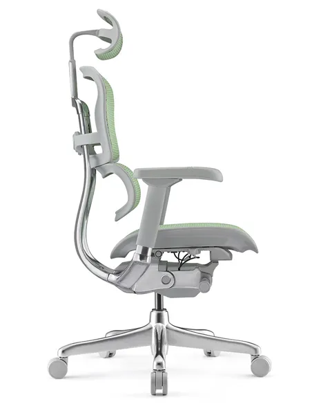 Кресло ERGOHUMAN ELITE 2 (EHE2-AG-HAM-5D-L, сетка T-168-B6 Green), эргономичное