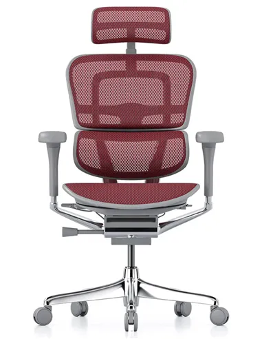 Крісло ERGOHUMAN ELITE 2 (EHE2-AG-HAM-5D-L, сітка T-168-B3 Scarlet), ергономічне